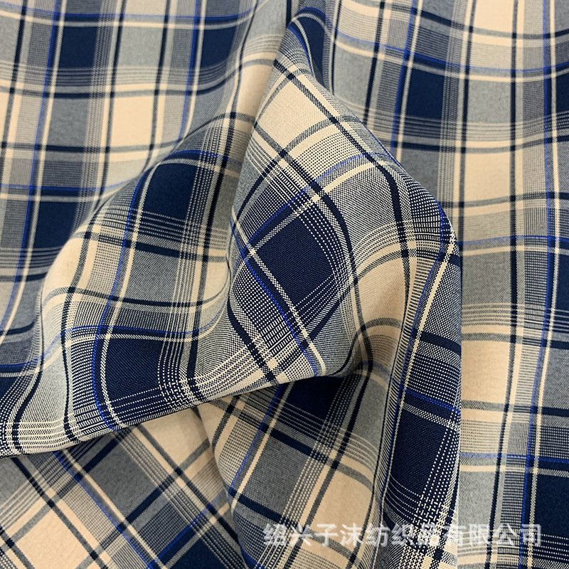 现货供应 格子布 格子面料 短裙面料 裙子面料 格子布料