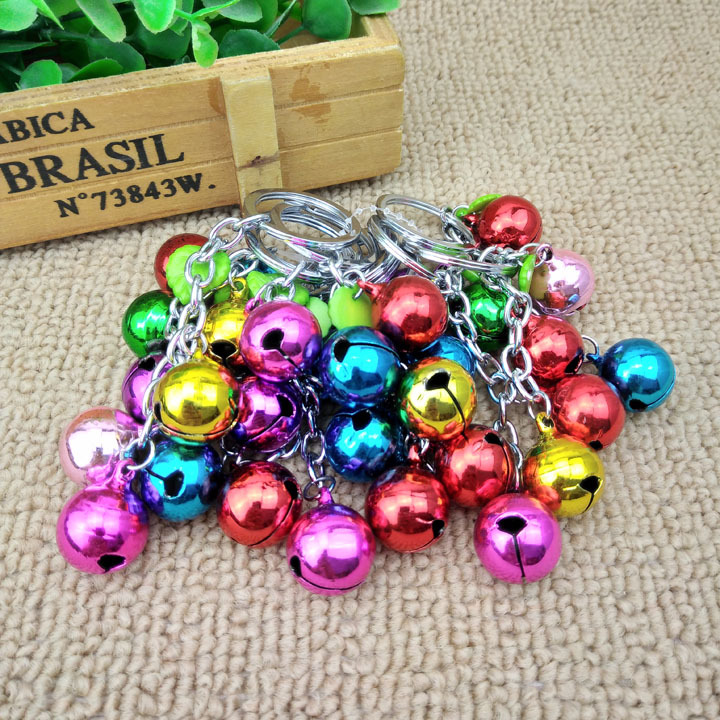 A1544 tres bola Bell llavero colgante Yiwu tienda de 2 yuanes tienda de dos yuanes fábrica al por mayor