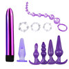 Interest combination Multi -piece anal plug simulation penis combination set 7 sets of 8 -piece set, 8 -piece multi -piece set of arbitrary combination