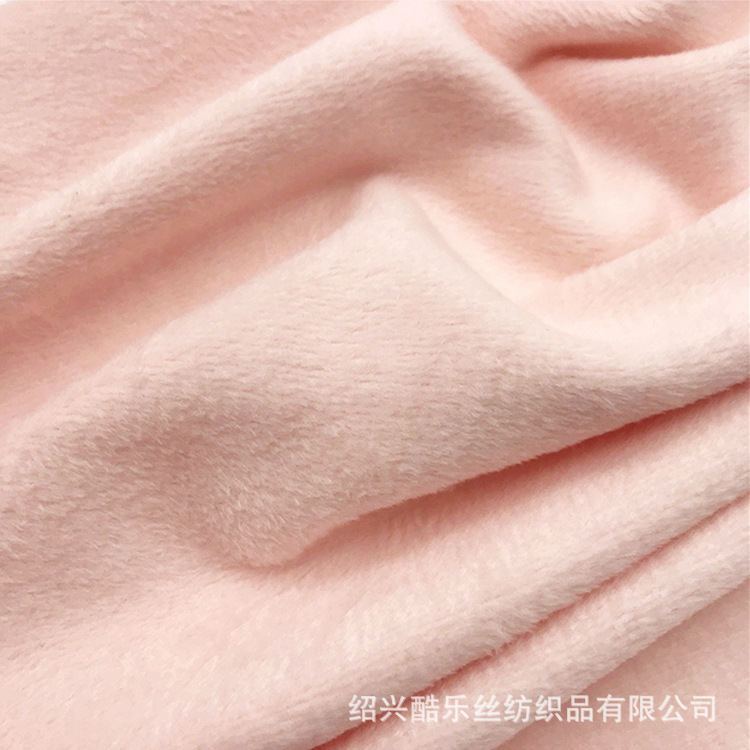 2024柯桥轻纺城40支精梳全棉不倒绒350克印花做保暖内衣精梳棉绒