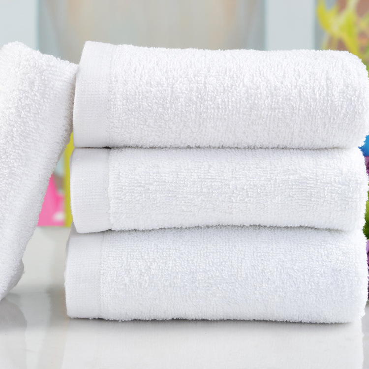 A generation of various grams of cotton white towel hotel towel disposable soft absorbent towel wholesale A generation of various grams of cotton white towel hotel towel disposable soft absorbent towel wholesale
