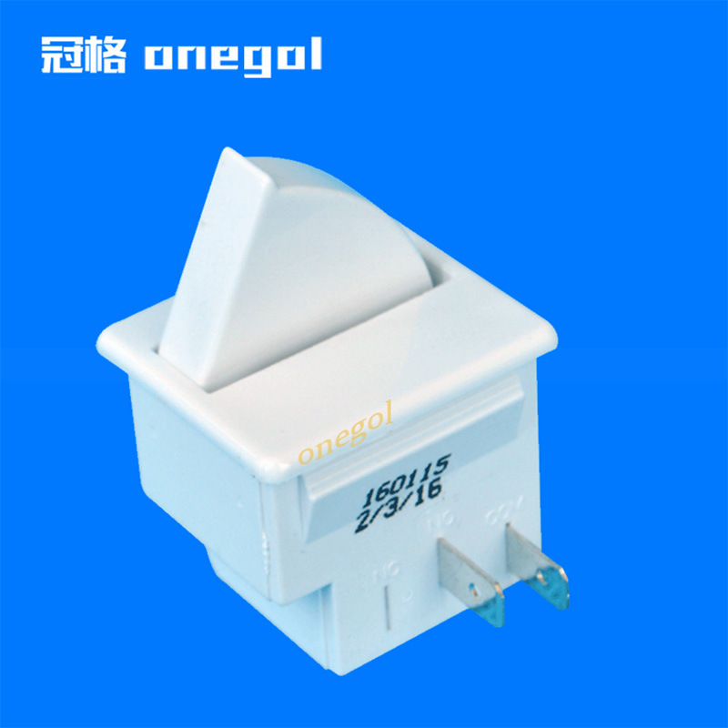 现货 白色HC-050K.4两脚常开门控冰箱门消毒柜酒柜门扇形行程开关