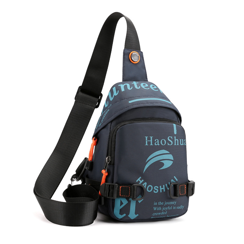 Especial transfronterizo para el nuevo bolso de pecho de los hombres al aire libre tendencia de la moda bolso bandolera multifuncional bolsa de viaje de almacenamiento de teléfono móvil