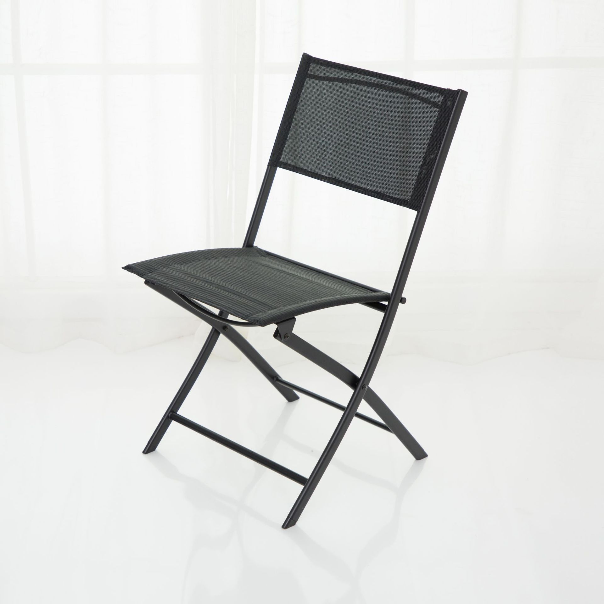 [Silla de tijera] Mesas y sillas plegables para exteriores, puestos portátiles al aire libre, mesas y sillas para el patio del hogar simples de ocio