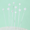 Star cake decorative golden three -dimensional mini pentagram cake decorative plug -in birthday cake decoration account