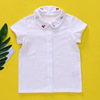 Japanese summer shirt suitable for men and women, T-shirt, with embroidery, with short sleeve