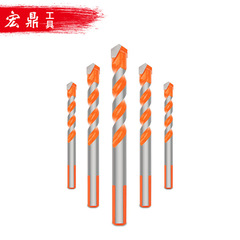 Overlord drill multifunctional tile glass hole opener wall hole iron sheet expander triangular handle woodworking drill bit