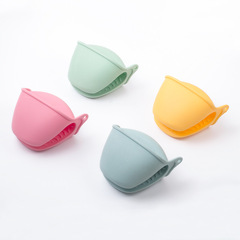 Silicone Heatproof Oven Mitts Direct Manufacturer Sale Kitchen Baking Oven Microwave Small Gloves Thick Insulating Utensil