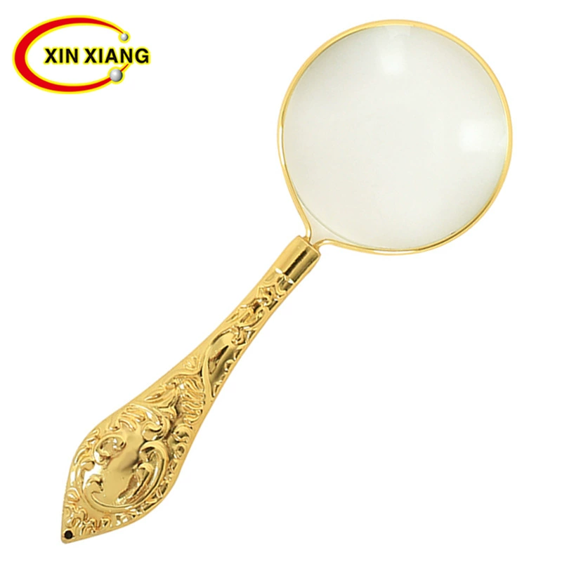 5 раз 45 мм зеркало цельнометаллическое стекло зеркало ручная ручка для цветов увеличительное стекло Европейский изысканный ручка с тисненым рисунком