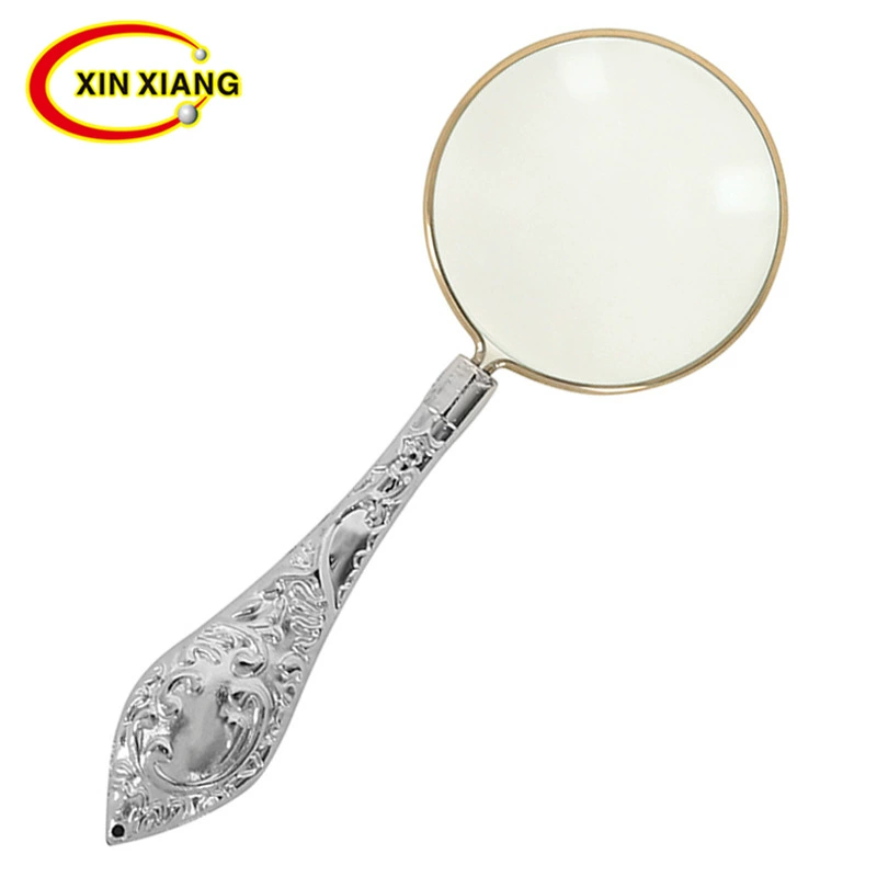 Портативная портативная ручка 5x45 мм в европейском стиле с узором Цельнометаллическая Лупа HD Стеклянная линза