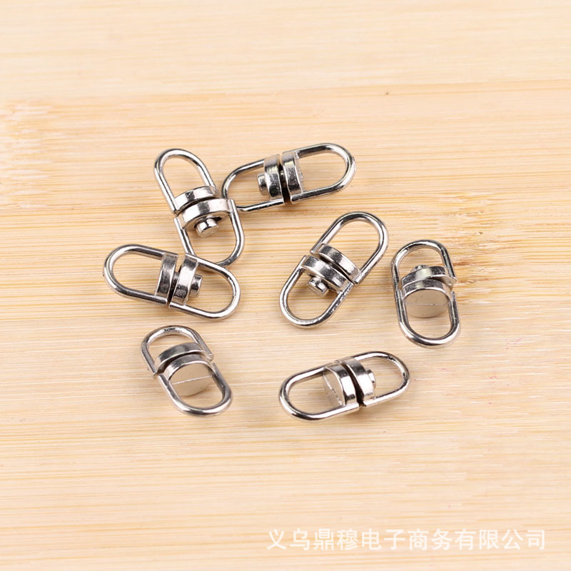 DIY Jewelry Accessories Material 8-Character Buckle Rotating Buckle Lobster Buckle Connecting Buckle Alloy Buckle Key Chain Strip Buckle DIY Jewelry Accessories Material 8-Character Buckle Rotating Buckle Lobster Buckle Connecting Buckle Alloy Buckle Key Chain Strip Buckle