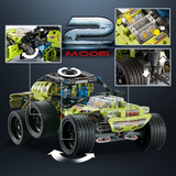 Гоночный автомобиль, внедорожник для мальчиков, конструктор, механическая игрушка, обучение, наука и технология