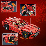 Гоночный автомобиль, модель автомобиля, конструктор для мальчиков, игрушка, наука и технология