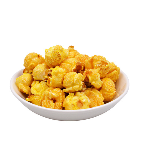 Bao Bao Tang American-style spherical popcorn, 100g can/tin, caramel cream flavor puffed snack, 24 cans per carton.