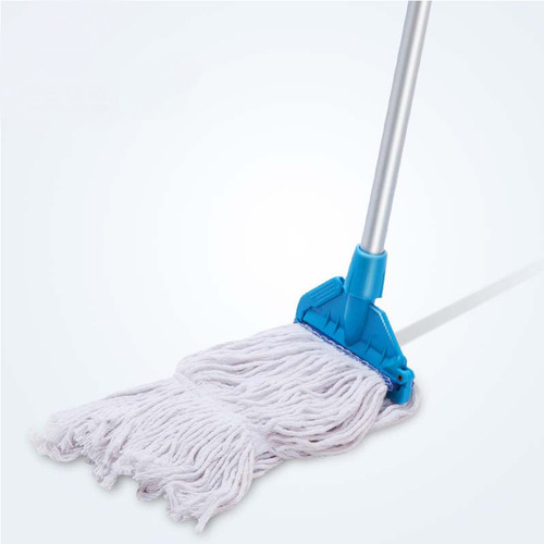 Wholesale cotton floor mop, old-fashioned cotton thread mop mop head, removable chuck, removable and washable wood floor wax mop, water mop