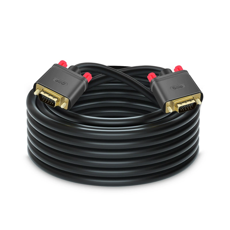 VGA cable extension cable 3+6 factory spot computer host connection cable extension 20 meters data cable vga cable
