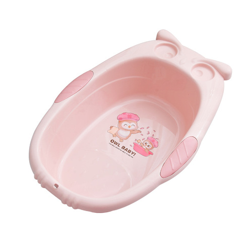Baby bathtub baby cartoon bathtub newborn baby can sit and lie down household large bathtub children's supplies