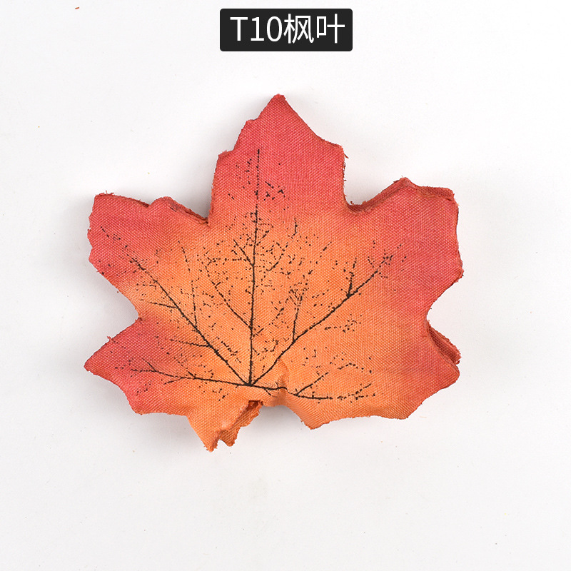 T10 hoja de arce rojo puesta de sol (100PCS)