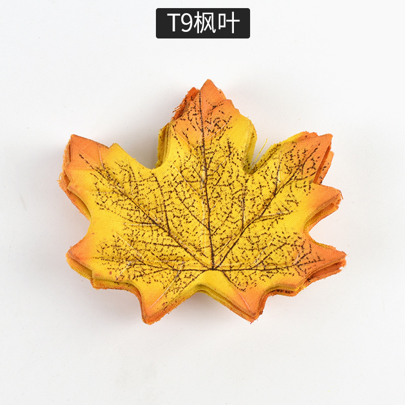 T9 Orange Edge Yellow Maple Leaf (100 piezas)