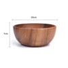 Acacia wood bowl diameter 20cm height 7.5cm