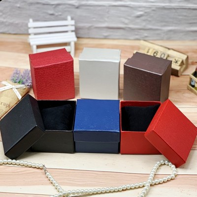 荔枝纹手表盒 高档仿皮手镯盒 手链项链盒子 包装盒烫印厂家|ms