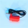 Red lying USB one -meter line