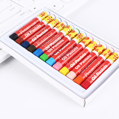 Export Supply Small Round 36 Color Oil Pastel 12 Color Wax Pen Children's Drawing Pen Student Art Supplies Factory Wholesale 