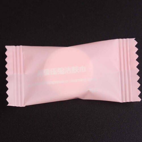 Candy Towel Disposable Compressed Towel 100% Cotton Travel Trip Portable Face Towel Beauty Cleansing Towel Small Square Towel