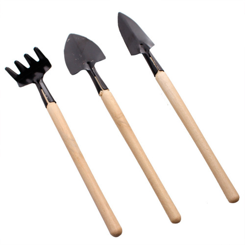 Gardening three-piece set of potted small shovel, garden small shovel, indoor flower potted loose soil, flower and vegetable planting tools