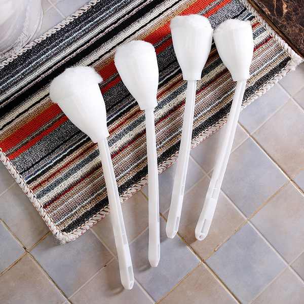 Soft-Bristled Toilet Brush with Water Squeezing Function, Toilet Brush for Hotel and Home Use, Special Cleaning Brush for Bathtubs and Toilets, Antibacterial Brush Head