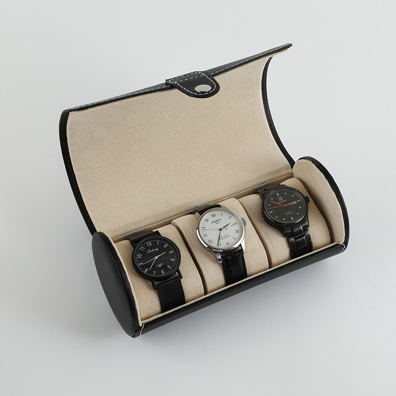 Caja de regalo de reloj transparente de gama alta avanzada franela pequeña bolsa de almacenamiento de almohada Tiansuo pantalla Caja de embalaje de trabajo al por mayor