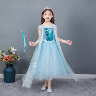 2020 Frozen 2 Princess Aisha Dress Girls Summer Costsize Princess Aisha Dress Aisha Dress