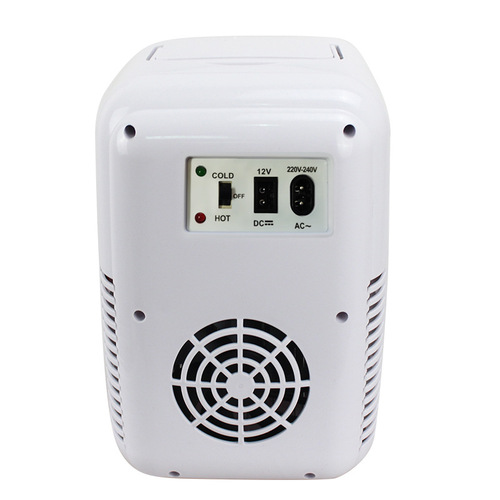 4L Car Home Dual-Purpose Small Dormitory Household Refrigerator 4-Liter Car Mini Cool and Warm Mini Fridge, Not for Freezing
