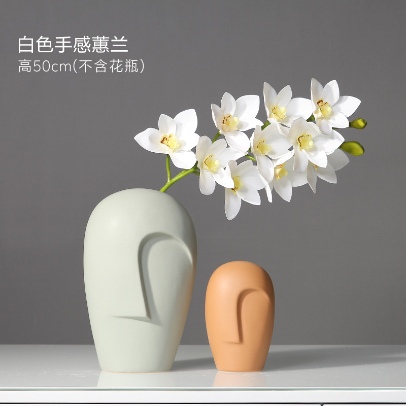 Moda personalizada creativa Cerámica Arte Abstracto salón dormitorio Home Office estudio chica decoración de la cara