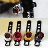 Metal helmet, bike, mountain indicator lamp for cycling, with gem