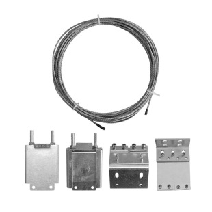 Wholesale Jujiang Intelligent Telescopic Sliding Door Body Accessories Overlapping Linkage Accessories (Two Fan Structure/Multi-Fan Knot