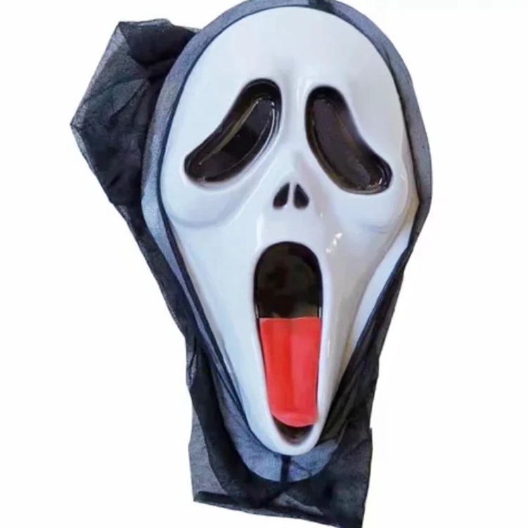 Fabricantes de máscaras de terror de Halloween en stock, accesorios de ropa, máscaras de esqueleto, máscaras de carnaval, máscaras de grito