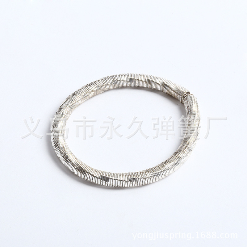 手镯拉伸弹簧 弹簧扣 饰品配件大小弹簧 弹簧手镯配件源头厂家