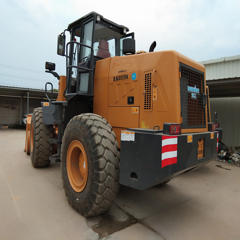 转让9成新龙工855N二手装载机 铲车使用500小时