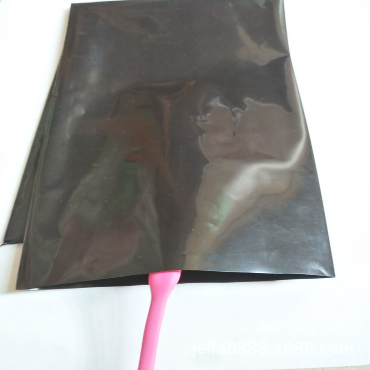 批发加厚黑色pe平口袋高压塑料包装袋工业品包装印刷薄膜收 纳袋