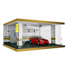 Realistic car model, parking, stand with light, lightweight jewelry, wholesale, suitable for import