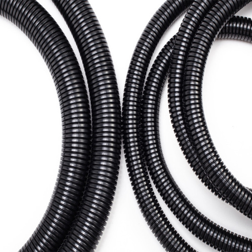 PA Nylon Plastic Corrugated Pipe Fire Retardant Waterproof Flexible Hose Wire Protection Sleeve Car Wiring Tube Car Harness