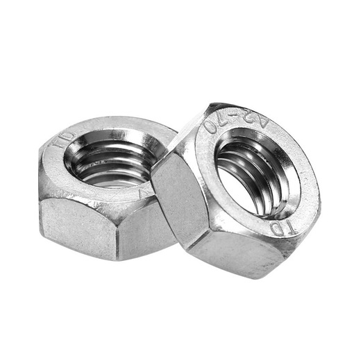 304 stainless steel nut hexagonal nut external hexagonal nut DIN934 screw cap bolt cap M3/M4/M5/M6