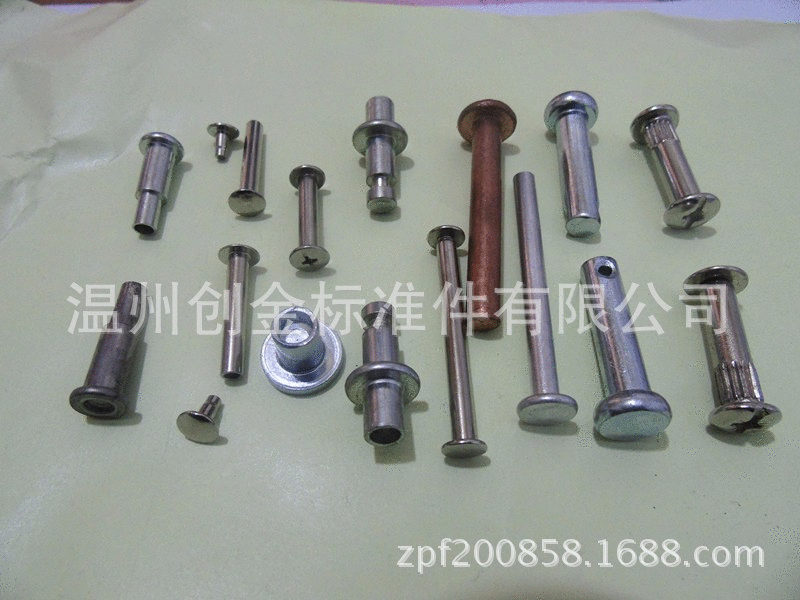 现货供应半空心铆钉 台阶铆钉 子母螺丝 铜铁铝不锈钢半空心铆钉