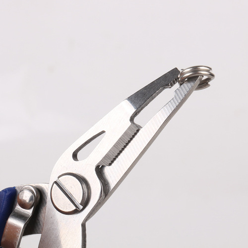 Stainless steel flattened double-circle swivel 200 lure accessories lure pliers plastic box set