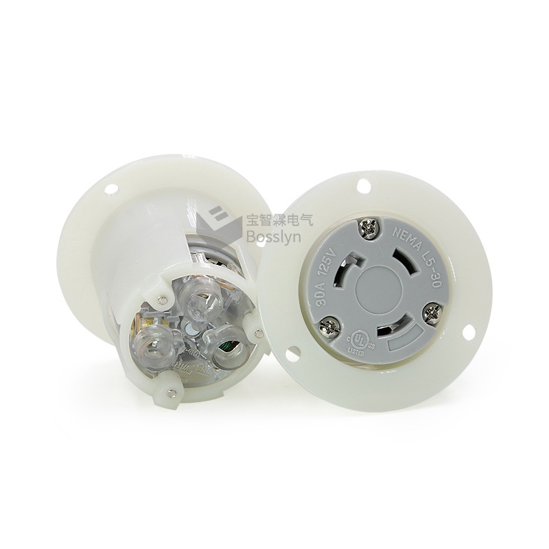 南美北美工业插座 美式机柜电源插座 美标配电箱插座