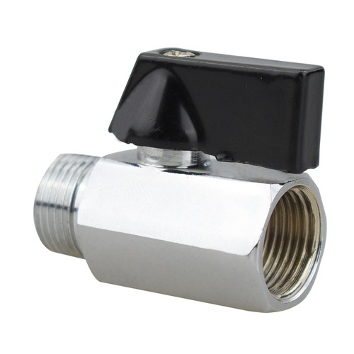 Mini ball valve switch internal and external tooth copper valve 1 minute 2 minutes 3 minutes 4 minutes double inner wire small ball valve 1/4DN8 pneumatic valve