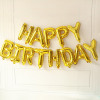 Small sketch birthday happy letters balloons English Happy Birthday color aluminum foil party aluminum membrane gas