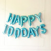 Small sketch birthday happy letters balloons English Happy Birthday color aluminum foil party aluminum membrane gas