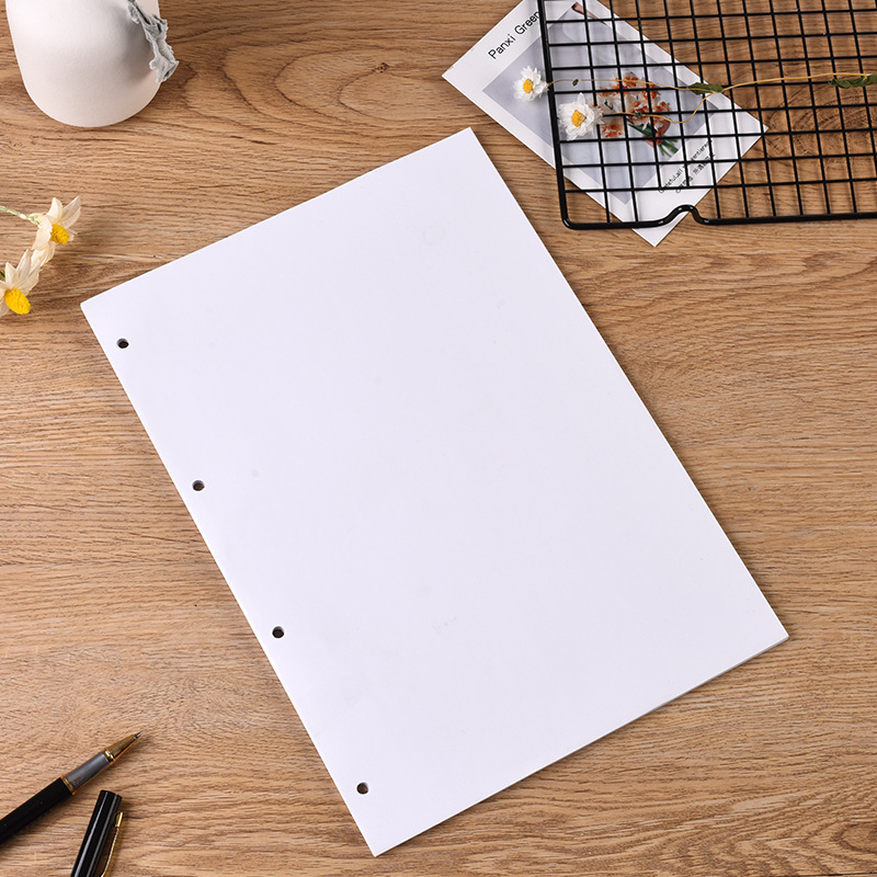 A4 a5 a6バインダー紙両面離型手帳差し替え内ページ4穴6穴バインダーコア着脱可能バインダー